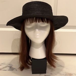 Van Palma Straw Hat in Black